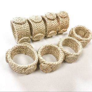 Woven Country Chic Napkin Rings